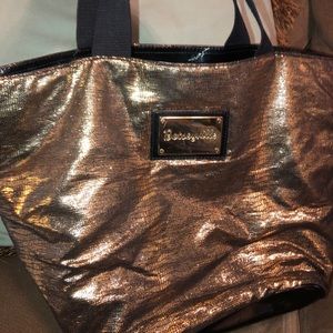 Betsyville Gold Fabric Tote